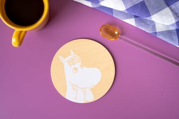 Moomin glass coaster Ø10 cm - Snorkmaiden - Muurla