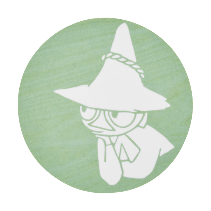 Moomin glass coaster Ø10 cm, Snufkin Muurla