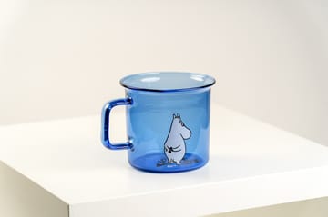 Moomin glass mug 35 cl - Blue - Muurla