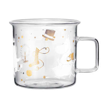 Moomin glass mug 35 cl - Sparkling stars - Muurla