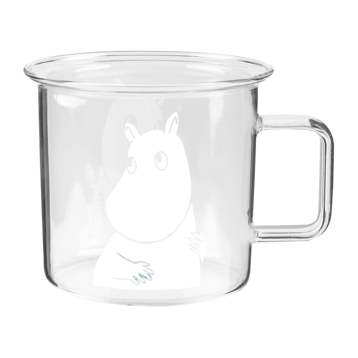 Moomin glass mug clear 35 cl, Moomin Muurla