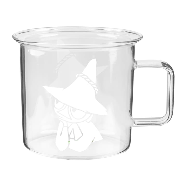 Moomin glass mug clear 35 cl, Snufkin Muurla