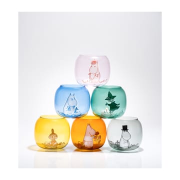 Moomin mamma tea light holder 9.5 cm - Amber - Muurla