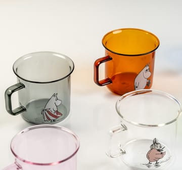 Moomin pappa glass mug 35 cl - Amber - Muurla