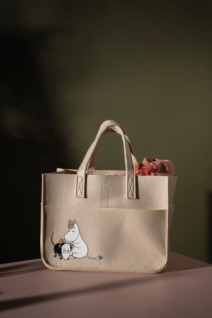 Moomin pets storage basket 25x40 cm, Beige Muurla