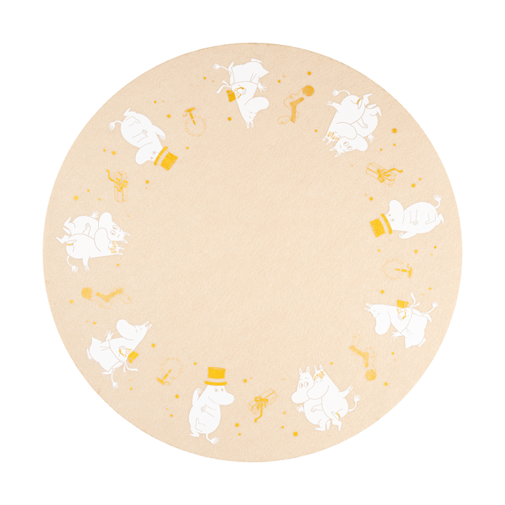 Moomin placemat Ø38 cm, Sparkling stars Muurla