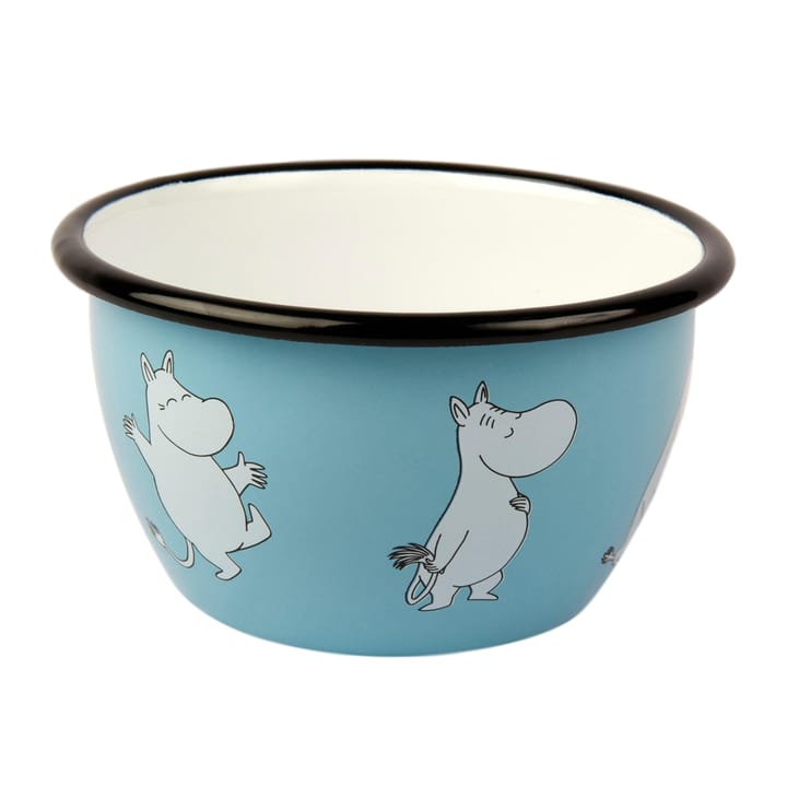 Moomin Retro enamel bowl 6 dl, moomin Muurla