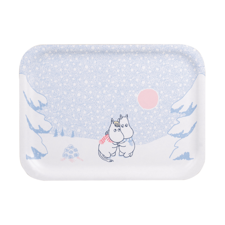 Moomin tray 20x27 cm, Let it snow Muurla