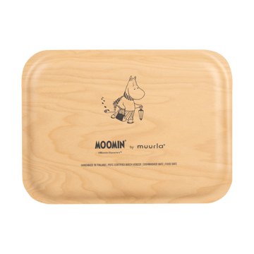 Moomin tray 20x27 cm - Let it snow - Muurla