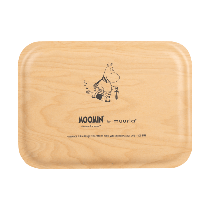 Moomin tray 20x27 cm, Let it snow Muurla