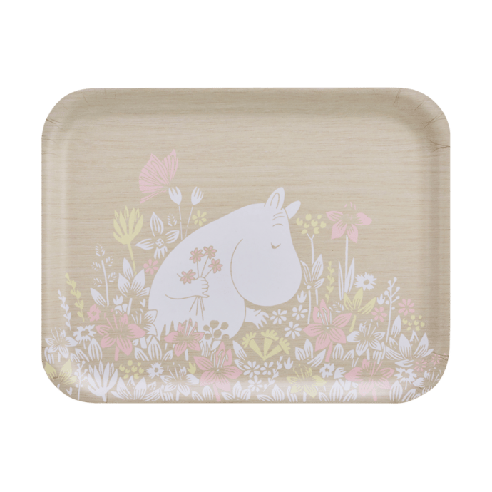 Moomin tray 28x36 cm, Flower field Muurla