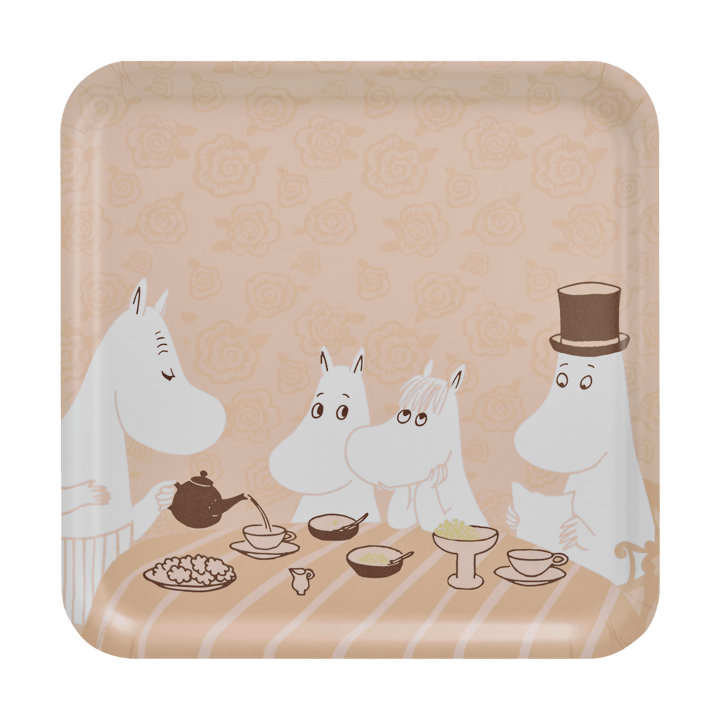 Moomin tray 33x33 cm, Coffee time Muurla