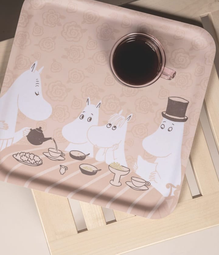 Moomin tray 33x33 cm, Coffee time Muurla