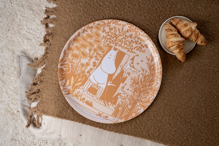 Moomin tray Ø40 cm, Wild garden Muurla