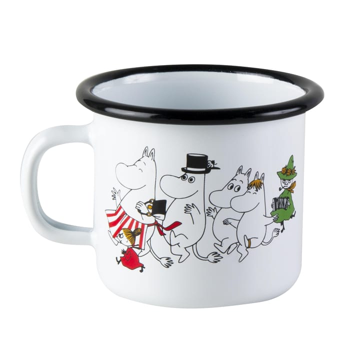 Moomin valley enamel mug, 2.5 dl Muurla