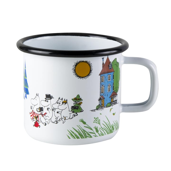 Moomin valley enamel mug, 3.7 dl Muurla