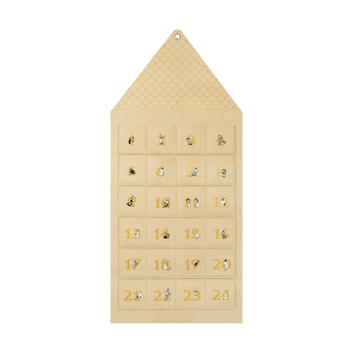 Moominhouse advent calendar 45x100 cm, Beige Muurla