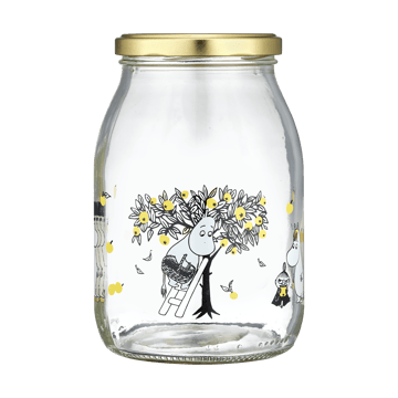 Mumin glass jar 1 L - Apples - Muurla