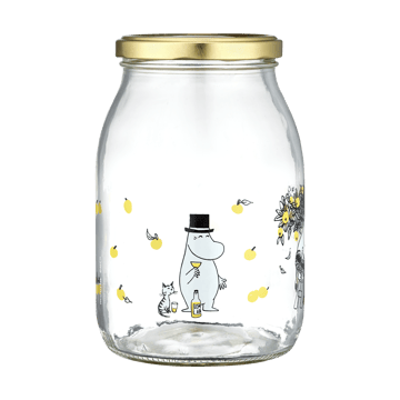 Mumin glass jar 1 L - Apples - Muurla