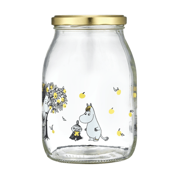 Mumin glass jar 1 L - Apples - Muurla