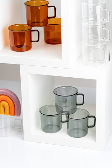 Muurla glassmug 35 cl - grey - Muurla