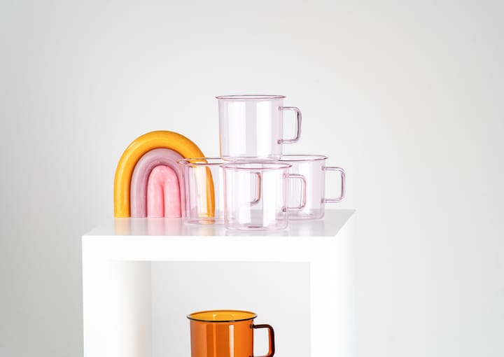 Muurla glassmug 35 cl, Pink Muurla