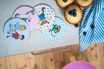 Pippi coasters 4 pieces - Boing-boing - Muurla