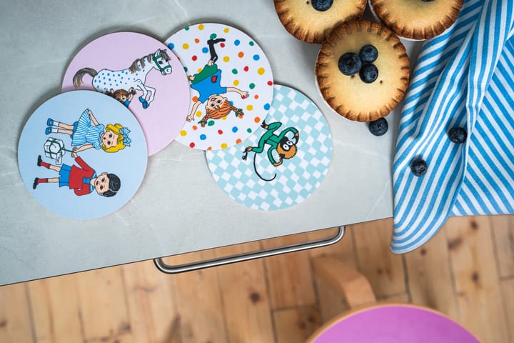 Pippi coasters 4 pieces, Boing-boing Muurla