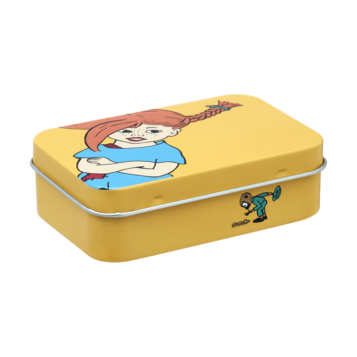 Pippi metal tin 10x6.5x3 cm - The Strongest Girl - Muurla