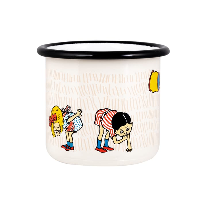 Pippi The Snirkle Hunt enamel mug 25 cl, Multi Muurla