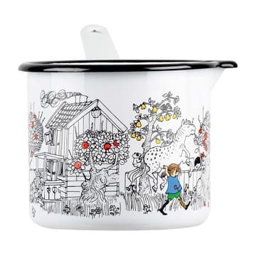 Pippi The Way Home saucepan 1.3 liter - White - Muurla