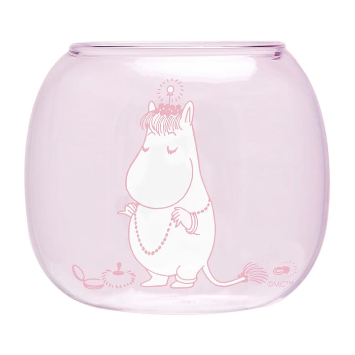 Snorkmaiden lantern/bowl Ø9 cm, Pink Muurla