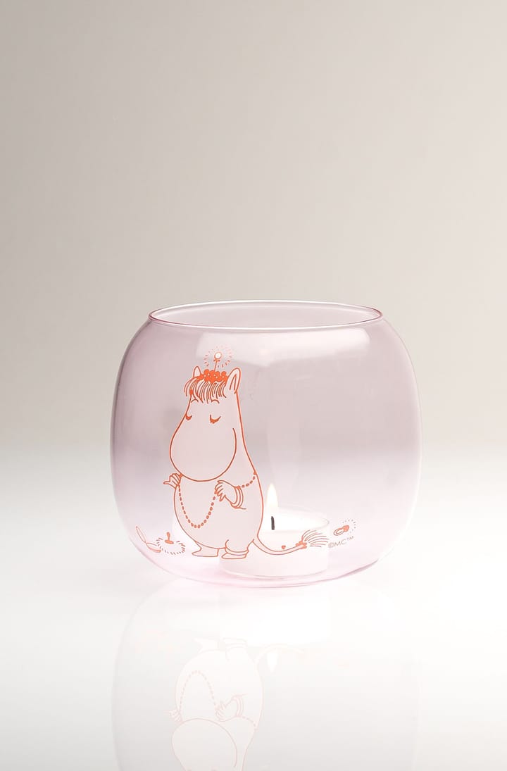 Snorkmaiden lantern/bowl Ø9 cm, Pink Muurla