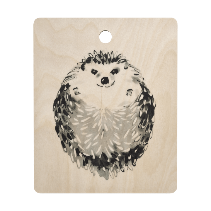 Teemu Järvi x Muurla cutting board 18x22 cm - Hedgehog - Muurla