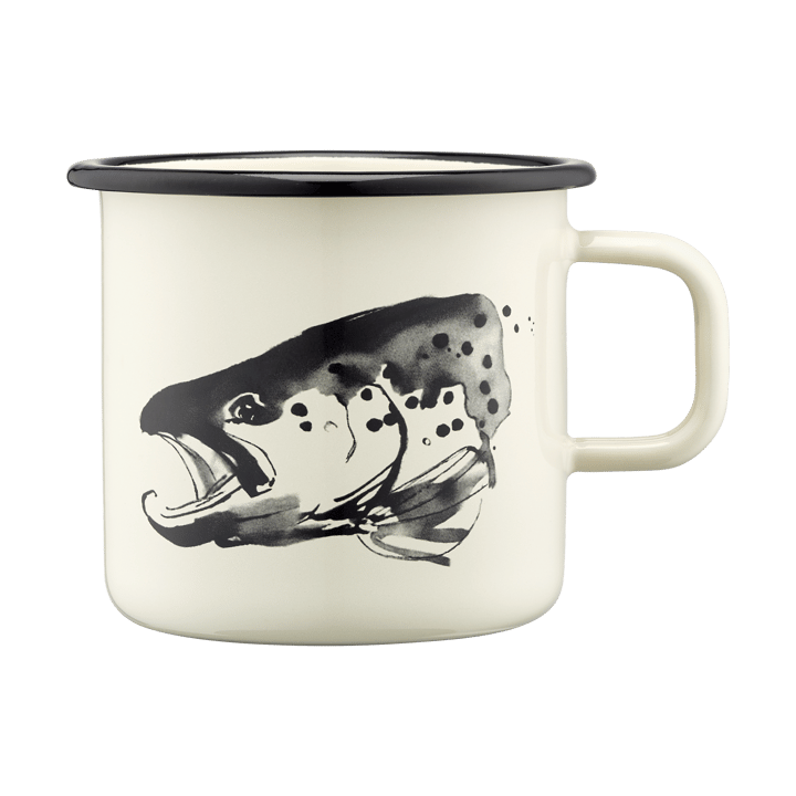 Teemu Järvi x Muurla enamel mug 55 cl - Pike & Trout - Muurla