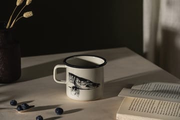 Teemu Järvi x Muurla enamel mug 55 cl - Pike & Trout - Muurla