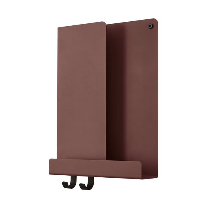 Folded shelf 29.5x40 cm, Deep Red Muuto