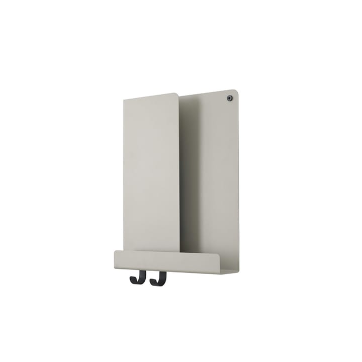 Folded shelf 29.5x40 cm, Grey Muuto