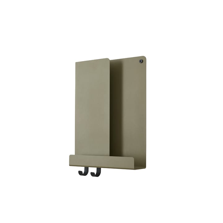 Folded shelf 29.5x40 cm, Olive Muuto