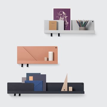 Folded shelf medium - Grey - Muuto