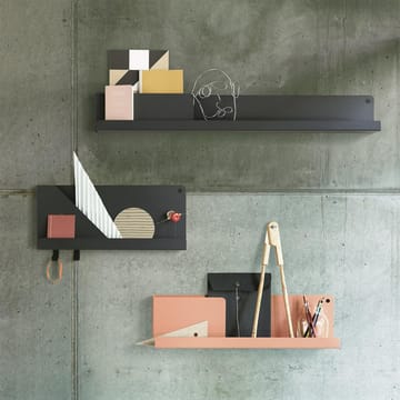 Folded shelf small - Black - Muuto