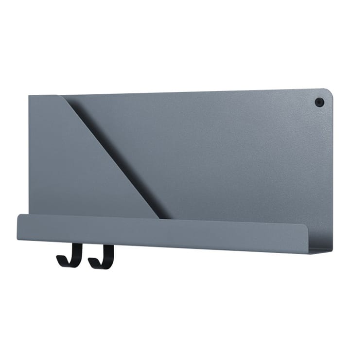 Folded shelf small, Blue grey Muuto