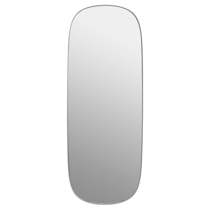 Framed mirror large, Grey-clear Muuto