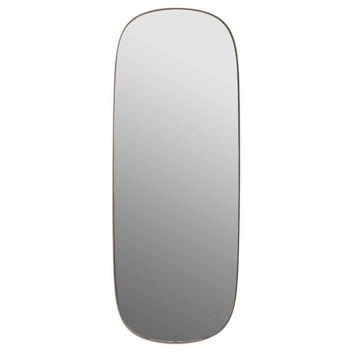 Framed mirror large, Taupe-clear Muuto