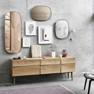 Framed mirror small - Grey - Muuto