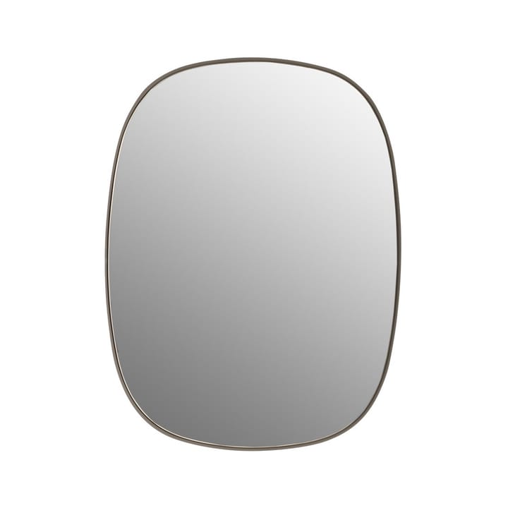 Framed mirror small, Taupe-clear Muuto