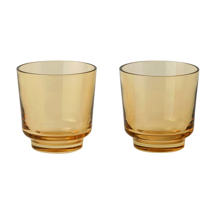 Raise glass 20 cl 2-pack, Burnt orange Muuto