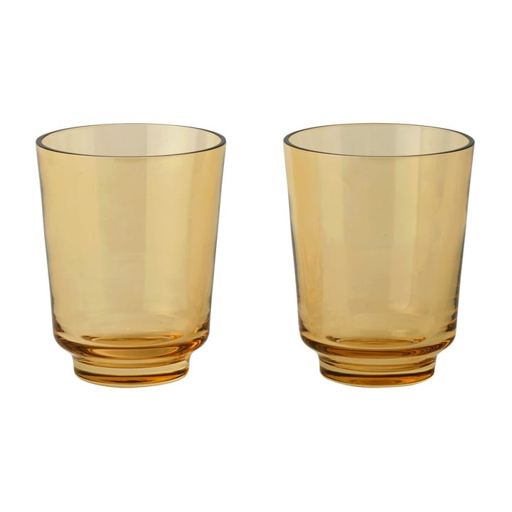 Raise glass 30 cl 2-pack, Burnt orange Muuto