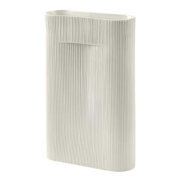 Ridge vase 48.5 cm, Off white Muuto