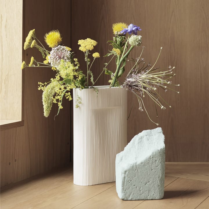 Ridge vase 48.5 cm, Off white Muuto